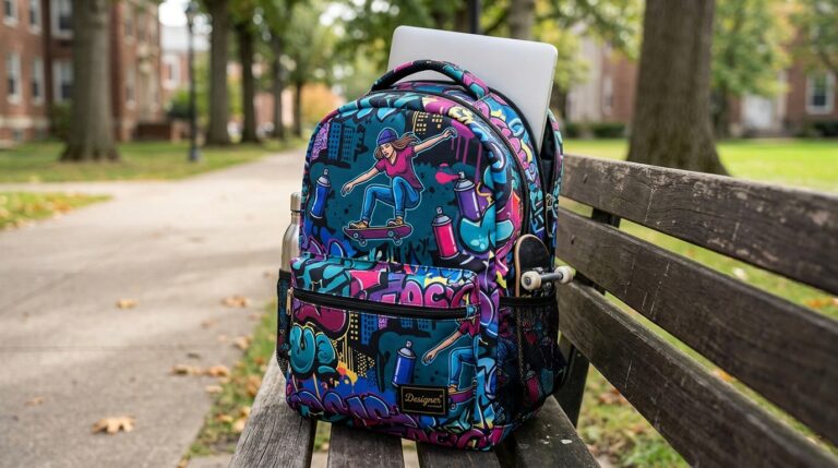 UNIKER Laptop Backpack with USB Charging Port, Graffiti Middle School Backpack for Girls: A Comprehensive Guide